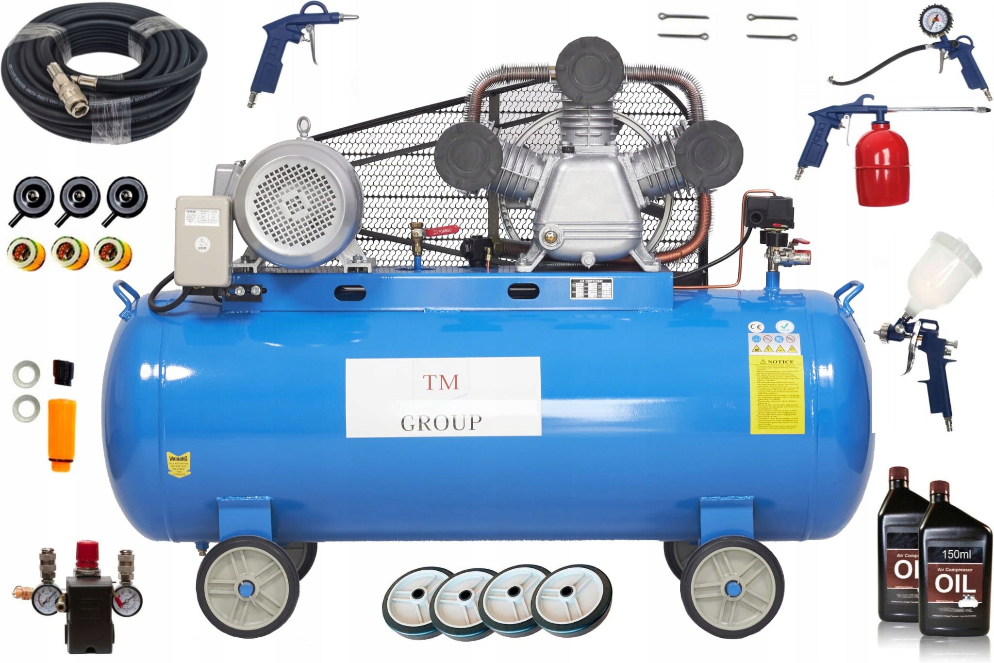 TM-Group TM-K01 olejový kompresor 300 l 10 bar